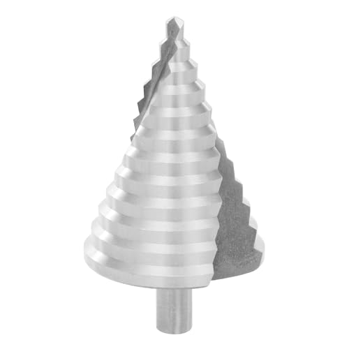 Stufenbohrer, 6-60mm Kegelbohrer 12 Stufen Schälbohrer Abriebfest Rostschutz, Stahl Spiralnut Doppelte Nutkonstruktion für PVC, Holzplatten, Kunststoffplatten usw Stufenbohrer, 6-60mm Kegelbohrer 12 Stufen Schälbohrer Abriebfest Rostschutz, Stahl Spiralnut Doppelte Nutkonstruktion für PVC, Holzplatten, Kunststoffplatten usw von miihgnos