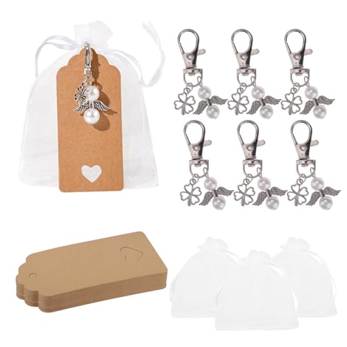 milaosk 30 Stück Schutzengel Schlüsselanhänger,Glücksbringer Schutzengel Anhänger Gastgeschenke Schutzengel Mit Organza Beutel Kraftpapier für Gastgeschenke Hochzeit Taufe Geschenk zur Kommunion milaosk 30 Stück Schutzengel Schlüsselanhänger,Glücksbringer Schutzengel Anhänger Gastgeschenke Schutzengel Mit Organza Beutel Kraftpapier für Gastgeschenke Hochzeit Taufe Geschenk zur Kommunion von milaosk