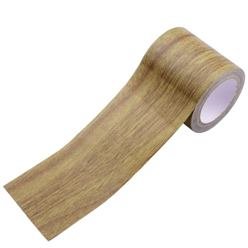 milaosk Möbelklebeband Holz Effekt Reparatur Klebeband Simulation Holzmaserung Möbel-Reparaturband Boden Reparatur Klebeband Möbel, Türen, Bastelarbeiten 5,7 cm x 4,57 m (Antike Eiche) von milaosk