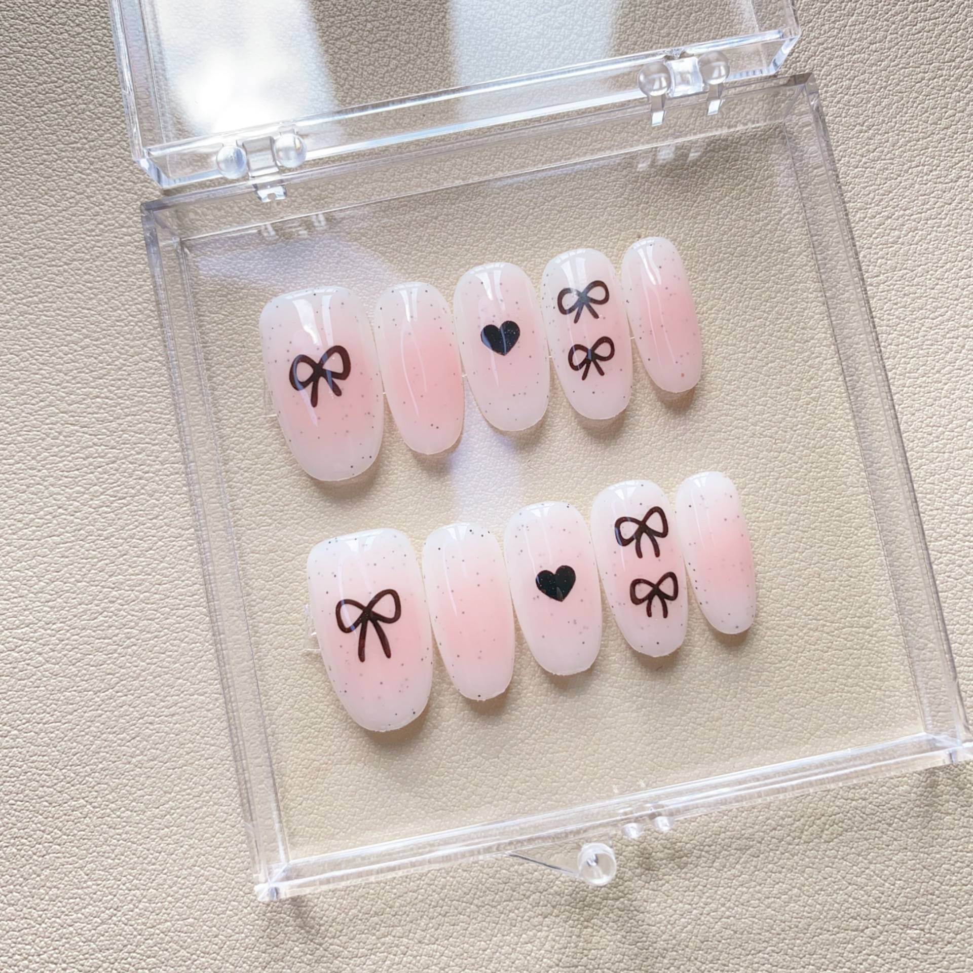 Schleife Rosa Drücken Sie Auf Nägel Kurze Runde/Süsse Kawaii Geburtstagsnägel Geschenk Für Ihren Nagel Valentinstag Schleifennägel Schleife Rosa Drücken Sie Auf Nägel Kurze Runde/Süsse Kawaii Geburtstagsnägel Geschenk Für Ihren Nagel Valentinstag Schleifennägel von milhyus