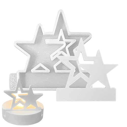 Silikonform Kerzenhalter, Harz Epoxid Gießform Kerzenhalter, Silikonform Kerzenhalter Mit Sockel, Ostern Silikonform, Silikon Kerzenhalterform, Einzigartige Doppelstern Kerzenständer Harzformen Silikonform Kerzenhalter, Harz Epoxid Gießform Kerzenhalter, Silikonform Kerzenhalter Mit Sockel, Ostern Silikonform, Silikon Kerzenhalterform, Einzigartige Doppelstern Kerzenständer Harzformen von mimika