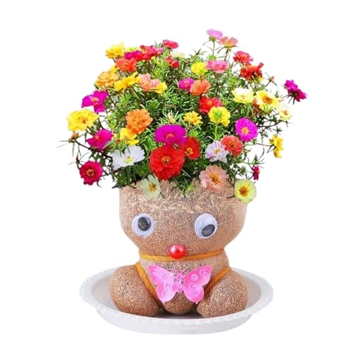 mimika Graskopf-Puppenpflanze, Grasshead-Haar-Wachstumsspielzeug, Desktop-Grünpflanzen Im Topf Für Kinder Mit Tablett, Puppenkopf Überpflanzung, Lernspielzeug, Bonsai-Kopf, Graspuppe, Pflanze, Garten mimika Graskopf-Puppenpflanze, Grasshead-Haar-Wachstumsspielzeug, Desktop-Grünpflanzen Im Topf Für Kinder Mit Tablett, Puppenkopf Überpflanzung, Lernspielzeug, Bonsai-Kopf, Graspuppe, Pflanze, Garten von mimika