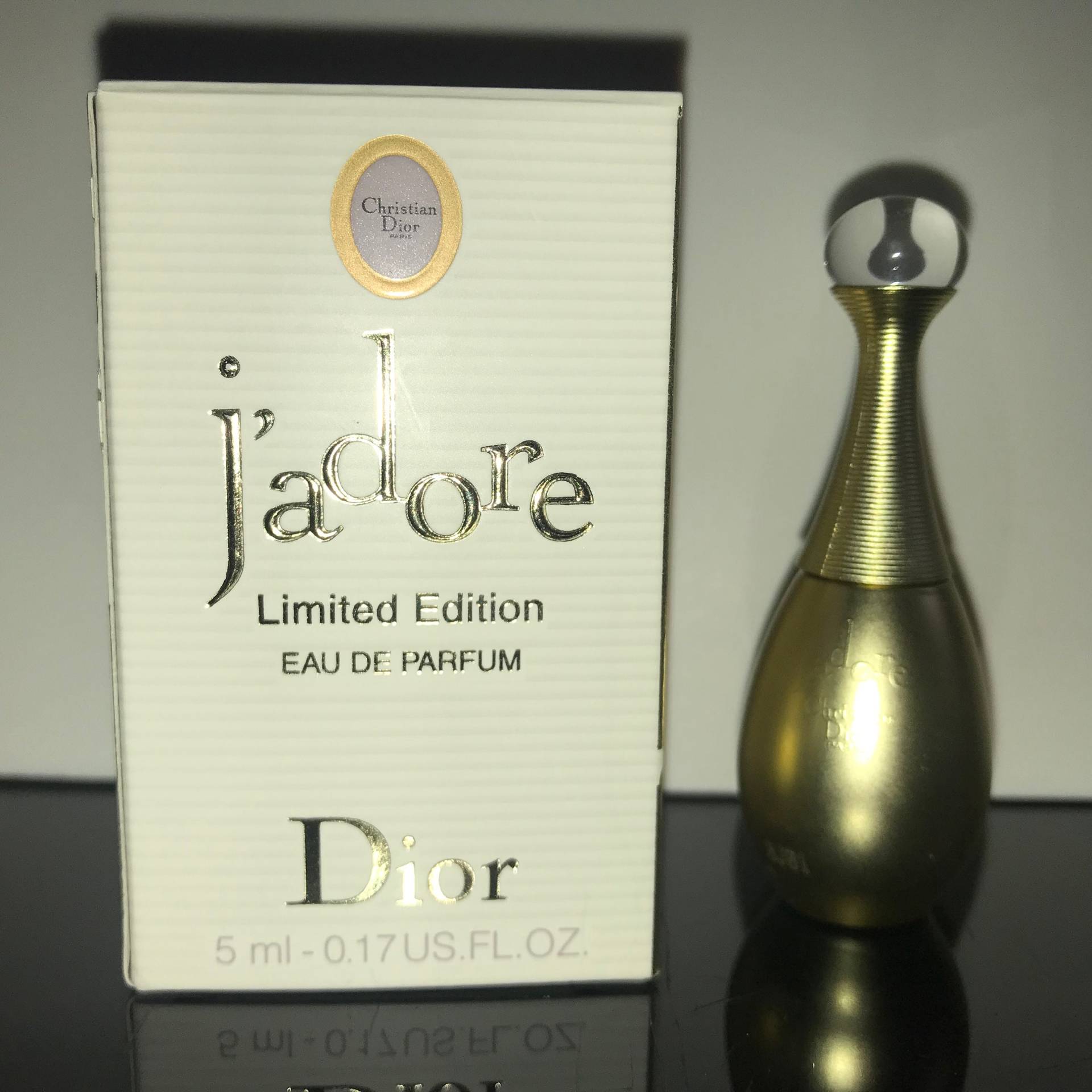 Dior J'adore Édition Limitée Eau De Parfum 5 Ml Jahr 1999 Sammlerstück Extrem Selten - Must Have Glücklicher Muttertag Vintage von miniperfumes