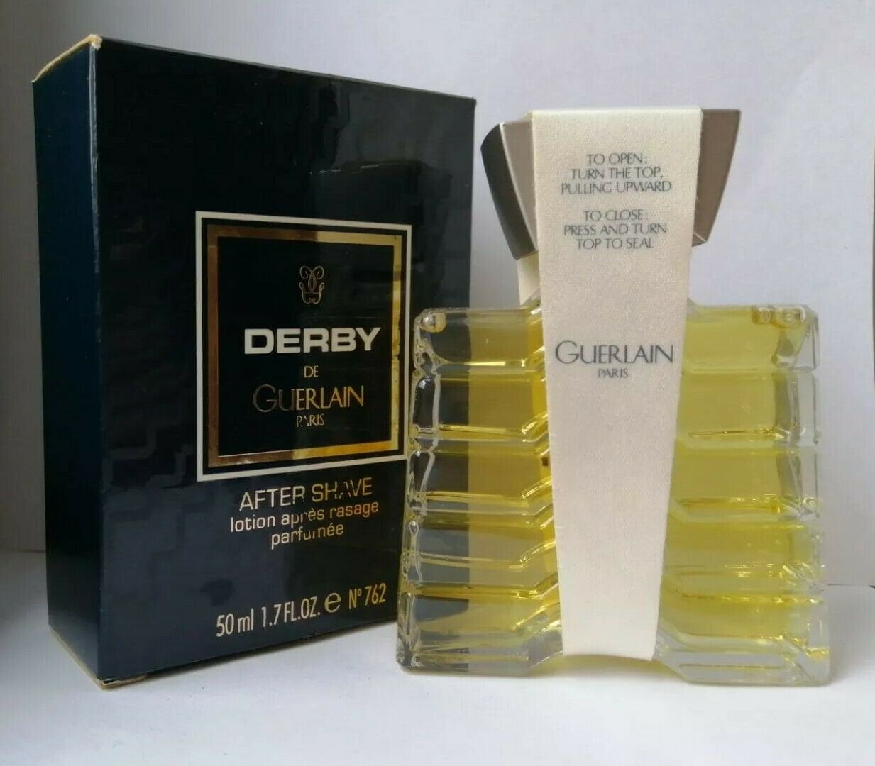 Guerlain | Derby 50 Ml After Shave Splash 80Er Jahre Vintageduft Abgesetzt - Sammlerstück Selten, Luxus von miniperfumes