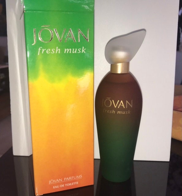 Jovan Fresh Musk Eau De Toilette 100 Ml - Rar Vintage Schwer Zu Finden Luxes Weihnachtsgeschenk Eingestellt von miniperfumes