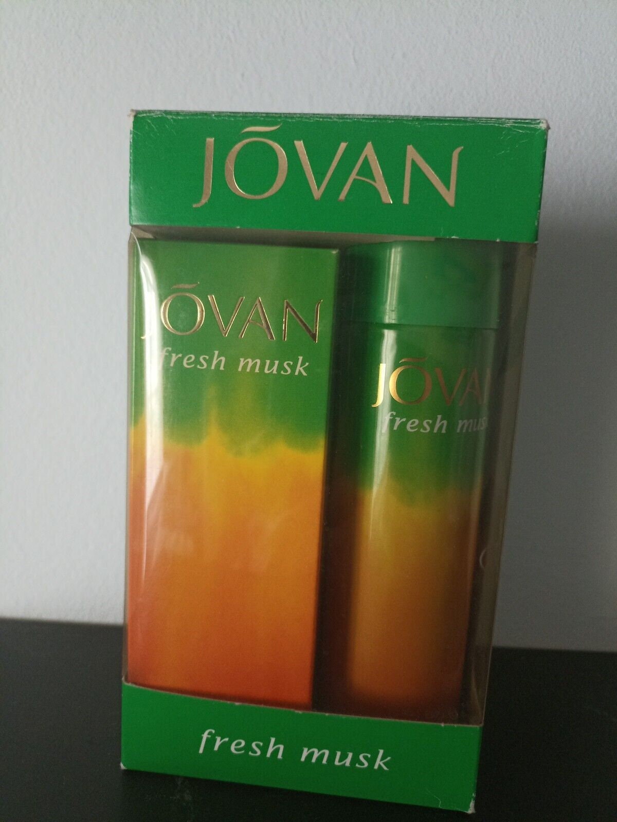 Set Jovan Fresh Musk Eau De Toilette 100 Ml + 200 Deodorant - Seltenes Vintage Sehr Schwer Zu Finden Luxus Weihnachtsgeschenk Auslaufmodell von miniperfumes