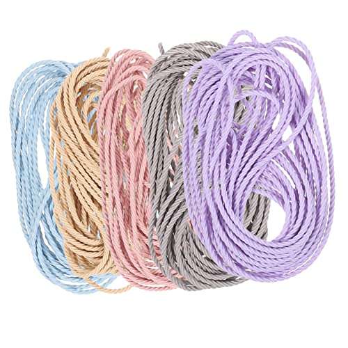 Elastic Bracelet Cord elastic thread for sewing rubber elastic cord elastic craft cord Beading Thread DIY Bracelet Cord stretch bracelet stretchy bracelets manual 5pcs von minkissy