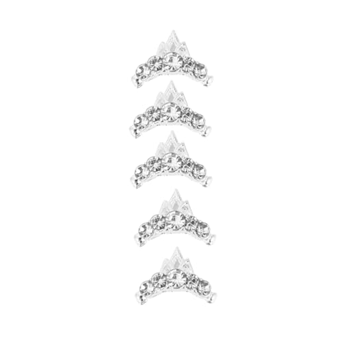 minkissy 1 Kasten 6 Nail-art-zubehör Nageldesign Nagelaufkleber Nail-art-aufkleber Nageldekoration Nagelsteine ​​und Nägel Bobby Nagel Selber Machen Silver von minkissy