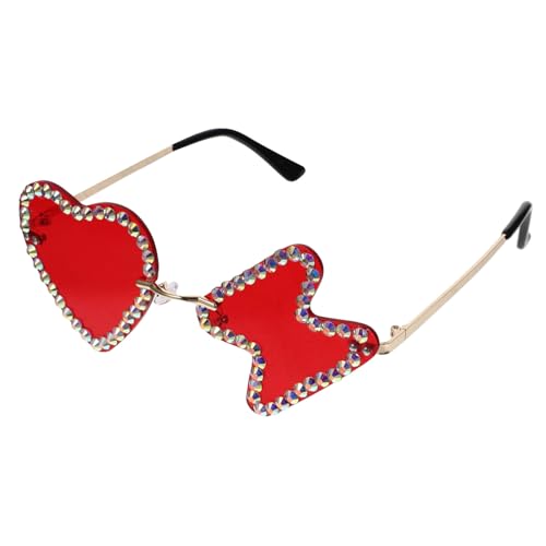 minkissy 1 Paar Kunststoff-sonnenbrille Mit Rotem Linsenrahmen Für Festival-partys Cosplay-anzieh-requisiten minkissy 1 Paar Kunststoff-sonnenbrille Mit Rotem Linsenrahmen Für Festival-partys Cosplay-anzieh-requisiten von minkissy