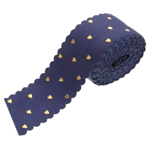 minkissy 1 Rolle Bedrucktes Herzband Mit Goldfolie Und Romantischem Rand Zum Basteln Von Ballondekorationen, Gestuften Tablettdisplays Und Verpackungen Von Weihnachtsgeschenken, 4,5 M minkissy 1 Rolle Bedrucktes Herzband Mit Goldfolie Und Romantischem Rand Zum Basteln Von Ballondekorationen, Gestuften Tablettdisplays Und Verpackungen Von Weihnachtsgeschenken, 4,5 M von minkissy