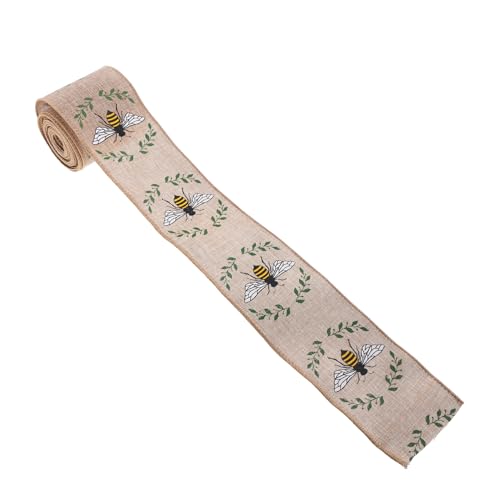 minkissy 1 Rolle Bienen Gurtband Basteln Geschenkband Bienen Haarschleifenbänder Feiertagsband Haarschleifenband Party Dekorationsbänder Sommer Drahtband Polyester minkissy 1 Rolle Bienen Gurtband Basteln Geschenkband Bienen Haarschleifenbänder Feiertagsband Haarschleifenband Party Dekorationsbänder Sommer Drahtband Polyester von minkissy
