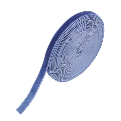 minkissy 1 Rolle Geschenkband Aus Flanell Gestaltetes Geschenkband Verpackungsband Für Packband Vorhanden Farbiges Band Bowknot-gurt Packen Weihnachtsband Marine Polyester von minkissy