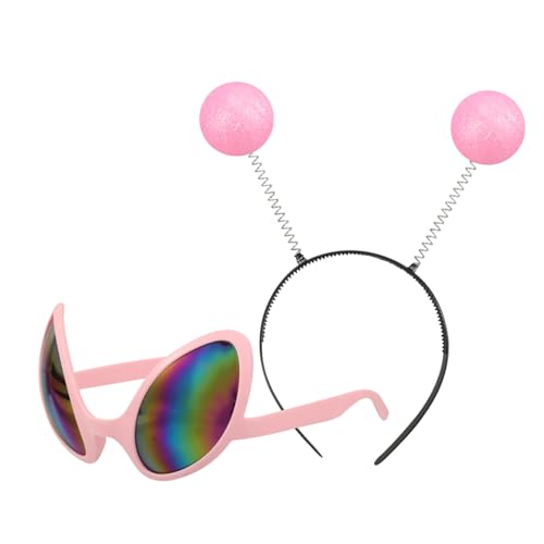 minkissy 1 Satz Außerirdische Brille Stirnband Sonnenbrille Cosplay Mars-brille Fremder Kopf Streich Für Halloween Stirnbänder Thematisiert Party Aus Scherzen Rosa Plastik minkissy 1 Satz Außerirdische Brille Stirnband Sonnenbrille Cosplay Mars-brille Fremder Kopf Streich Für Halloween Stirnbänder Thematisiert Party Aus Scherzen Rosa Plastik von minkissy