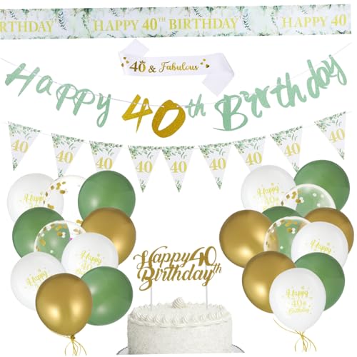 minkissy 1 Satz Geburtstag Banner Lustige Geburtstagsdekoration für Erwachsene Vintage Design Schnelle Montage für Partys und Feiern von minkissy