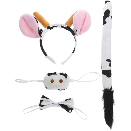 minkissy 1 Satz Kuhkopfschmuck Set Bogen Zubehör Band Kuhdruck Kuhschwänze Stirnbänder Hörner Tierkostüm Kinderkostüm Partykostüm Cosplay- Cosplay -Requisiten Stoff minkissy 1 Satz Kuhkopfschmuck Set Bogen Zubehör Band Kuhdruck Kuhschwänze Stirnbänder Hörner Tierkostüm Kinderkostüm Partykostüm Cosplay- Cosplay -Requisiten Stoff von minkissy