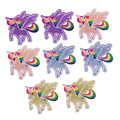 minkissy 1 Satz Teiliges Glitzer Patch Niedliche Applikationen Für Kleidung Diy Zubehör Für T Shirts Jeans Muster 8 Stück minkissy 1 Satz Teiliges Glitzer Patch Niedliche Applikationen Für Kleidung Diy Zubehör Für T Shirts Jeans Muster 8 Stück von minkissy