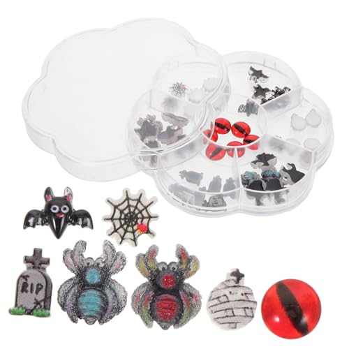 minkissy 1 Schachtel Halloween Nail Art Charms Resin Nail Accessories Kreative Mini Halloween Schmuck Für Party Und Alltag DIY Maniküre Dekoration minkissy 1 Schachtel Halloween Nail Art Charms Resin Nail Accessories Kreative Mini Halloween Schmuck Für Party Und Alltag DIY Maniküre Dekoration von minkissy