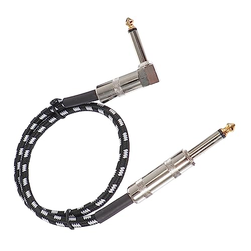 minkissy 1 Stück Audio Kabel für Gitarre und Bass Geflochtenes Kabel mit Hoher Übertragungsqualität Knickgeschützt für Musiker und von minkissy