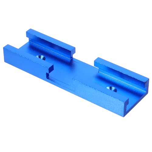 minkissy 1 Stück Holzwerkzeug Zubehör Tischkreuzverbinder Schienenanschluss Connector Blau Präzise Installieren Passend für Tischsägen und DIY Projekte von minkissy