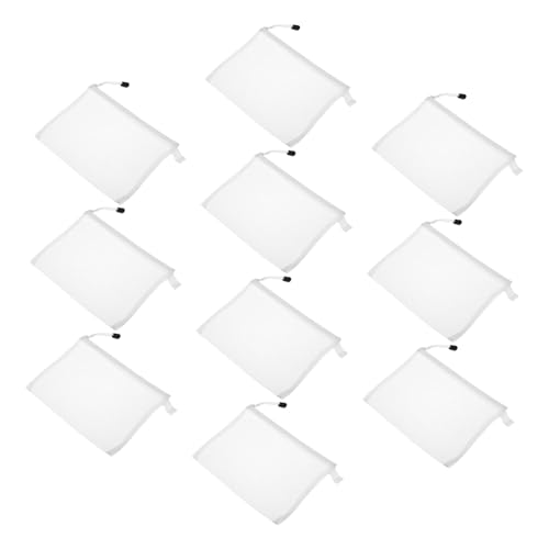 minkissy 10 Stück Aufbewahrungstasche für Dokumente Wasserdichte Dokumententasche Plastikordner Klare Reißverschlussbeutel kleine Netztaschen mit Reißverschluss Transparent minkissy 10 Stück Aufbewahrungstasche für Dokumente Wasserdichte Dokumententasche Plastikordner Klare Reißverschlussbeutel kleine Netztaschen mit Reißverschluss Transparent von minkissy