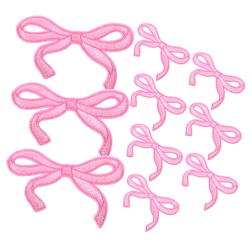 minkissy 10 Stück Bestickte Schleifen Bügelflicken für DIY Kleidung Jeans Jacken Hüte Vielseitige Rosa Applikationen für Mädchen Personalisierbare Stickpatches zum Aufbügeln minkissy 10 Stück Bestickte Schleifen Bügelflicken für DIY Kleidung Jeans Jacken Hüte Vielseitige Rosa Applikationen für Mädchen Personalisierbare Stickpatches zum Aufbügeln von minkissy