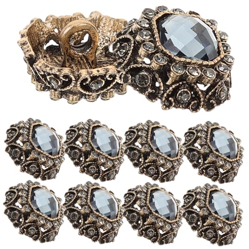 minkissy 10 Stück Kleiderverschlüsse Vintage -Tasten Herstellung Kleidung zum Nähen von Knöpfen Stich Hochzeit Kleidungszubehör selber machen Knöpfe nähen DIY kleidung versorgung Metall von minkissy