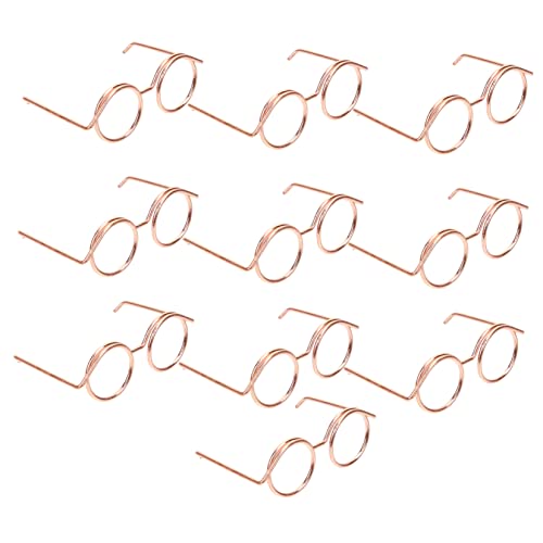 minkissy 10 Stück Mini Puppenbrillen Runde Brille für Puppen Zubehör für Kreative DIY Projekte Ergänzung für Puppen Outfits Geschenkidee für Mädchen minkissy 10 Stück Mini Puppenbrillen Runde Brille für Puppen Zubehör für Kreative DIY Projekte Ergänzung für Puppen Outfits Geschenkidee für Mädchen von minkissy