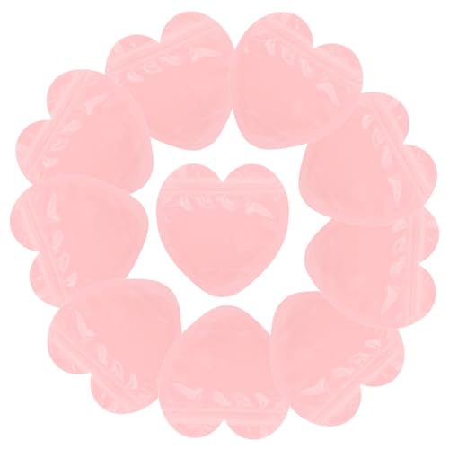 minkissy 10 Stück Schmuckbeutel in Herzform geformt Herzen Formen Geldbeutel herzförmige selbstverschließende Beutel Kleine Verpackungsbeutel Herz-Bonbon-Papiertüte PVC Rosa minkissy 10 Stück Schmuckbeutel in Herzform geformt Herzen Formen Geldbeutel herzförmige selbstverschließende Beutel Kleine Verpackungsbeutel Herz-Bonbon-Papiertüte PVC Rosa von minkissy