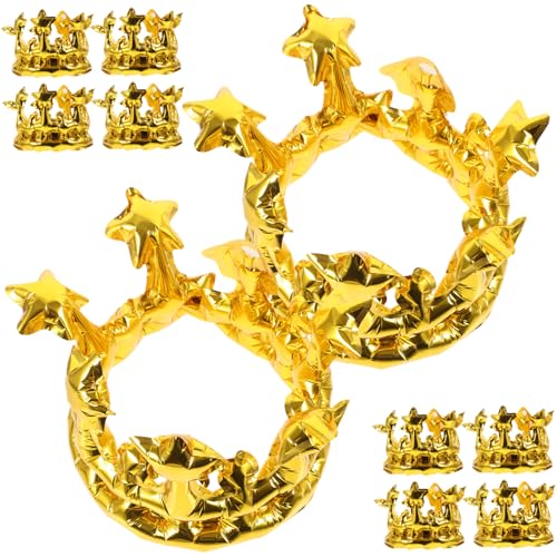 minkissy 10 Stück Teiliges Aufblasbare Goldene Kronen Luftballons aus Aluminiumfolie für Karneval Kostüm Zubehör Partydekoration Geburtstagsfeier Fotorequisite minkissy 10 Stück Teiliges Aufblasbare Goldene Kronen Luftballons aus Aluminiumfolie für Karneval Kostüm Zubehör Partydekoration Geburtstagsfeier Fotorequisite von minkissy