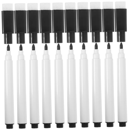 minkissy 10 Stück Teiliges Magnetische Whiteboard Marker mit Feiner Spitze Abwischbar und für Büro Schule und Kreative Projekte von minkissy