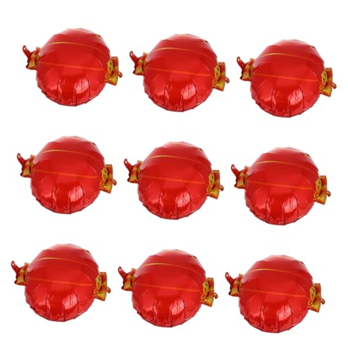 minkissy 10 Stück Teiliges Rotes und Goldenes Laternenform für Chinesisches Neujahr Vielseitige Festliche Deko Präzise Gefertigt Geeignet für Mittherbstfest Nationalfeiertag Neujahrsfeier von minkissy