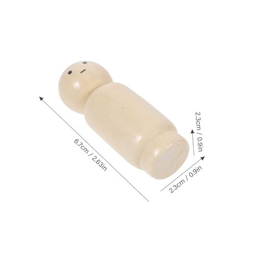 minkissy 10 Stück Teiliges Unbemalte Holz Peg Puppen Naturbelassene DIY Holzfiguren zum Bemalen Kreative Bastelidee für Dekoration Sichere Holzmaterialien Vielseitig Gestaltbar minkissy 10 Stück Teiliges Unbemalte Holz Peg Puppen Naturbelassene DIY Holzfiguren zum Bemalen Kreative Bastelidee für Dekoration Sichere Holzmaterialien Vielseitig Gestaltbar von minkissy