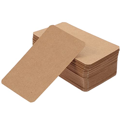 minkissy 100 Stück Blanko Karten für DIY Anpassbare Notizkarten aus Kraftpapier für Kreative Botschaften Reisen Schule Büro für Persönliche Notizen und Erinnerungen minkissy 100 Stück Blanko Karten für DIY Anpassbare Notizkarten aus Kraftpapier für Kreative Botschaften Reisen Schule Büro für Persönliche Notizen und Erinnerungen von minkissy