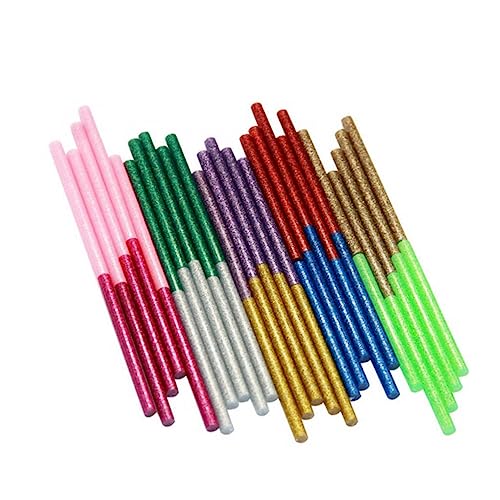 minkissy 100 Stück Farbige Glitter Heißklebesticks Umweltfreundlich Material Stark Haftend Flexibel für Basteln DIY Dekoration Schule Büro Party Zufällige Farbe Zufällige Farbe minkissy 100 Stück Farbige Glitter Heißklebesticks Umweltfreundlich Material Stark Haftend Flexibel für Basteln DIY Dekoration Schule Büro Party Zufällige Farbe Zufällige Farbe von minkissy