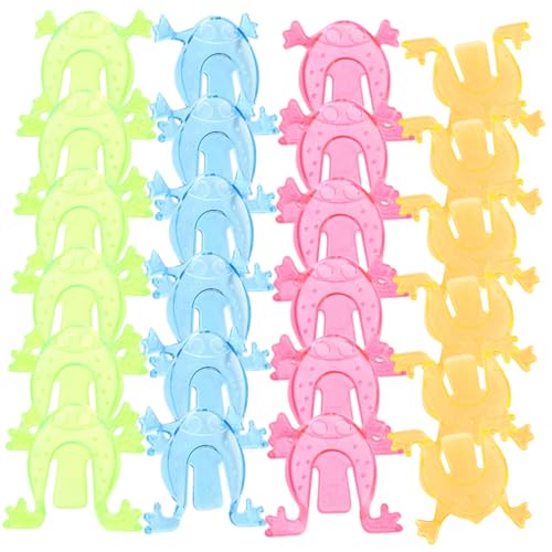 minkissy 100 Stück Hüpfende Frösche Lustige Mini Tiere für Party Geschenke und Lernspielzeug für Kleinkinder Jungen Mädchen Zufällige Farbe Zufällige Farbe von minkissy
