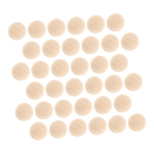 minkissy 100 Stück Runde Natürliche Holzperlen Unvollendete DIY Bastelperlen zum Schmuckherstellen und Kreativen Handarbeiten Geeignet minkissy 100 Stück Runde Natürliche Holzperlen Unvollendete DIY Bastelperlen zum Schmuckherstellen und Kreativen Handarbeiten Geeignet von minkissy