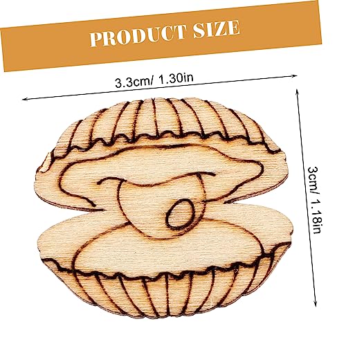 minkissy 100 Stück Teiliges Holzscheiben Meerestiere Naturbelassene Holzdekoration für DIY Bastelprojekte Glatte Oberfläche Sichere Holz Ausschnitte für Kunst und Dekorationsideen von minkissy