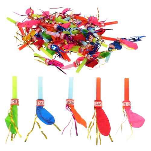 minkissy 100 Stück Teiliges Party mit Lustigen Pfeifen und Ballonbläsern Wiederverwendbar für Mädchen und Jungen Geburtstagsspielzeug Fröhliche Geräusche für Kinderpartyspaß minkissy 100 Stück Teiliges Party mit Lustigen Pfeifen und Ballonbläsern Wiederverwendbar für Mädchen und Jungen Geburtstagsspielzeug Fröhliche Geräusche für Kinderpartyspaß von minkissy