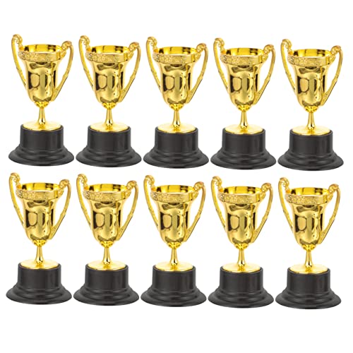 minkissy 10Stücke Mini Trophäen für Goldene Auszeichnung aus Kunststoff als Belohnung für Wettbewerbe für Kindergeburtstage und Spielpreise minkissy 10Stücke Mini Trophäen für Goldene Auszeichnung aus Kunststoff als Belohnung für Wettbewerbe für Kindergeburtstage und Spielpreise von minkissy