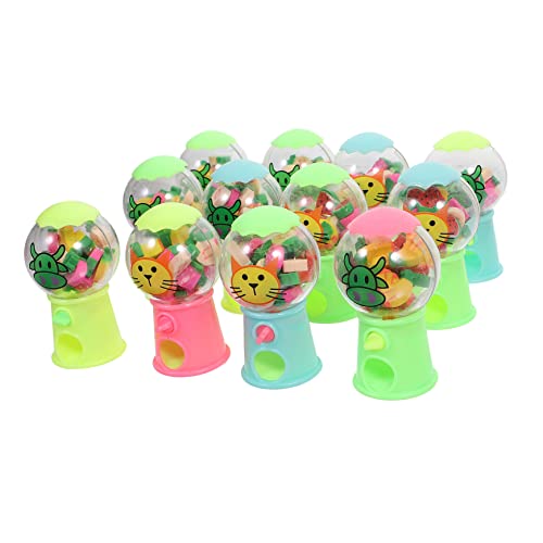 minkissy 12 Stück Cartoon Radiergummi Maschinen für Bunte Eraser Stationery Lernen für Schulbedarf und Mitgebsel bei Kindergeburtstagen von minkissy
