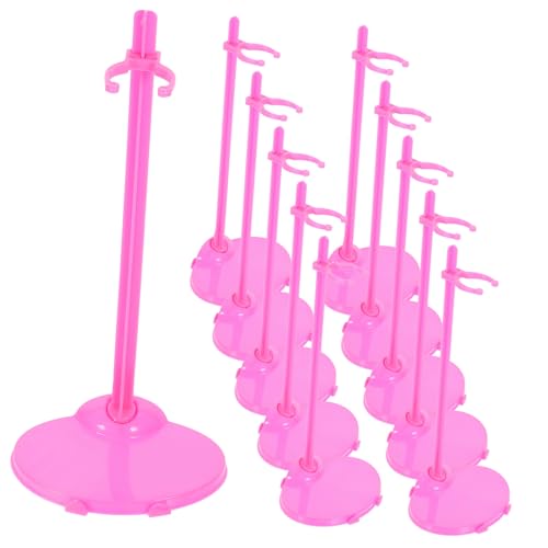 minkissy 12 Stück Puppenständer Stabiler Stützhalter für Puppen Display Geeignet für Verschiedene Puppengrößen Zufälligen Farben für Erwachsene zur Präsentation von Puppen Zufällige Farbe von minkissy