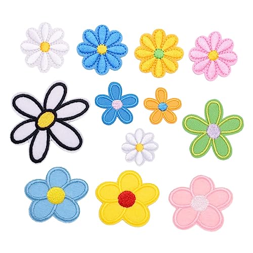 minkissy 12 Stück Sonnenblumen Stoffaufnäher Bestickte Applikationen für Jeans Jacken Hüte Diy Kleidung und Reparatur Zufälliger Stil minkissy 12 Stück Sonnenblumen Stoffaufnäher Bestickte Applikationen für Jeans Jacken Hüte Diy Kleidung und Reparatur Zufälliger Stil von minkissy