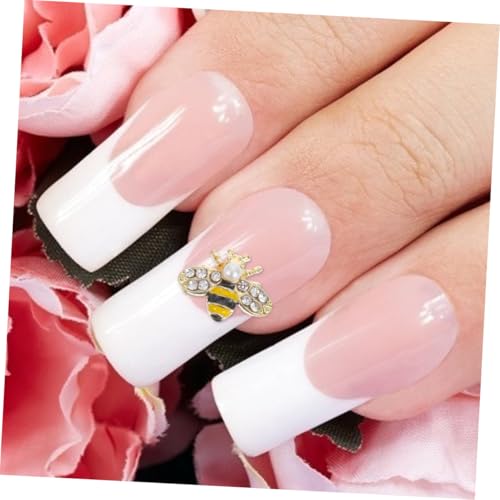 minkissy 12 Stück Teiliges Bienen Nail Art Dekorationen aus Legierung Kreative Bienenförmige DIY Nagel Schmuck Charms für Kreative Nagelgestaltung bei Kindern minkissy 12 Stück Teiliges Bienen Nail Art Dekorationen aus Legierung Kreative Bienenförmige DIY Nagel Schmuck Charms für Kreative Nagelgestaltung bei Kindern von minkissy