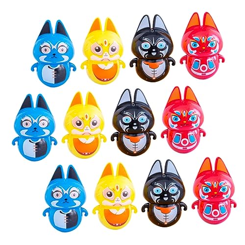 minkissy 12 Stück Teiliges Cartoon Tumbler für Bunte Beijing Katzen Wackelspielzeuge Interaktives Lernspielzeug für Eltern Junge Mädchen Interaktion Geeignet für Zuhause und Büro minkissy 12 Stück Teiliges Cartoon Tumbler für Bunte Beijing Katzen Wackelspielzeuge Interaktives Lernspielzeug für Eltern Junge Mädchen Interaktion Geeignet für Zuhause und Büro von minkissy