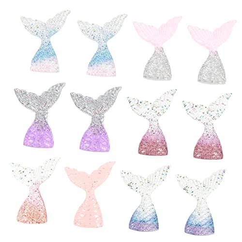 minkissy 12 Stück Teiliges Meerjungfrauen Schwanze Tortendeko Dekorative Cupcake Topper aus Resin für Partys und Besondere Anlässe minkissy 12 Stück Teiliges Meerjungfrauen Schwanze Tortendeko Dekorative Cupcake Topper aus Resin für Partys und Besondere Anlässe von minkissy