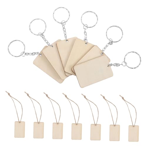 minkissy 120 Stück Naturholzscheiben: Schlüsselanhänger-rohlinge Aus Holz, Unbehandeltes Holz, Rechteckige Formen Zum Gravieren, Für Diy-weihnachtsbasteleien, Ornamente, minkissy 120 Stück Naturholzscheiben: Schlüsselanhänger-rohlinge Aus Holz, Unbehandeltes Holz, Rechteckige Formen Zum Gravieren, Für Diy-weihnachtsbasteleien, Ornamente, von minkissy