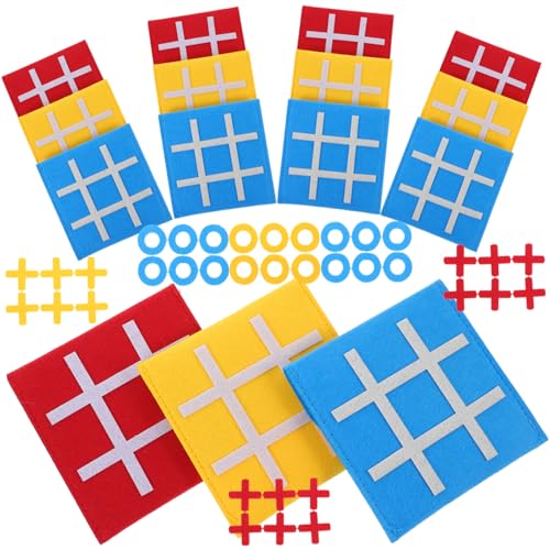 minkissy 15 Stück Teiliges Ticktacktoe Spielset aus Filz Tragbares Lernspielzeug Kognitiven Fähigkeiten Interaktives Brettspiel für Familienfeiern und Geburtstagsgeschenke minkissy 15 Stück Teiliges Ticktacktoe Spielset aus Filz Tragbares Lernspielzeug Kognitiven Fähigkeiten Interaktives Brettspiel für Familienfeiern und Geburtstagsgeschenke von minkissy