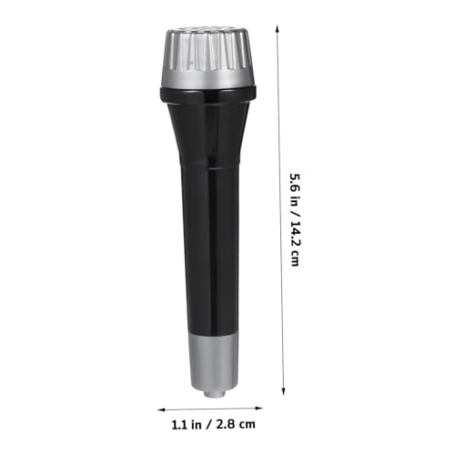 minkissy 16 Stück Teiliges Mikrofon aus Schwarzem Kunststoff Realistische Requisiten für Vielseitig als Kostüm Zubehör und Party Gefälligkeiten Robust und Kreativitätsfördernd minkissy 16 Stück Teiliges Mikrofon aus Schwarzem Kunststoff Realistische Requisiten für Vielseitig als Kostüm Zubehör und Party Gefälligkeiten Robust und Kreativitätsfördernd von minkissy