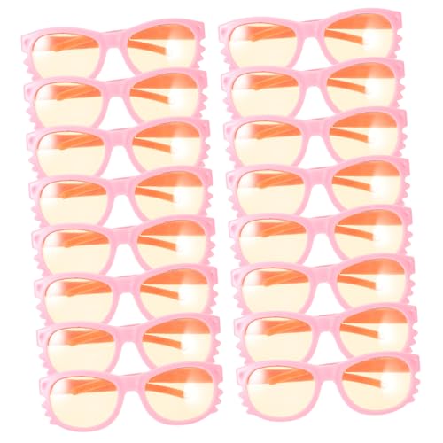 minkissy 16 Stück Teiliges Puppen Sonnenbrillen Mini Doll Brillen Bruchsicher Lebensechte Puppenhaus Accessoires Einfach Anzuziehen Stilvolles Design für Puppen von minkissy