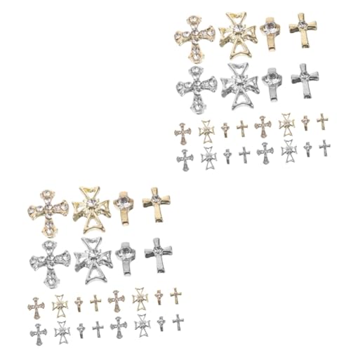 minkissy 160 Stk Maniküre Dekoration Schmuck Kreuz Lieferungen Charms Perlen strasssteine für nägel nail decoration nägel zubehör eine Armatur Charme Gothic-Nagelanhänger minkissy 160 Stk Maniküre Dekoration Schmuck Kreuz Lieferungen Charms Perlen strasssteine für nägel nail decoration nägel zubehör eine Armatur Charme Gothic-Nagelanhänger von minkissy